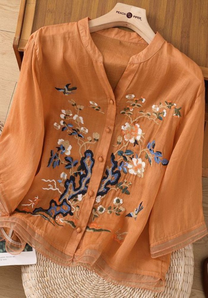 Nature’s Elegance Summer Cotton Shirt