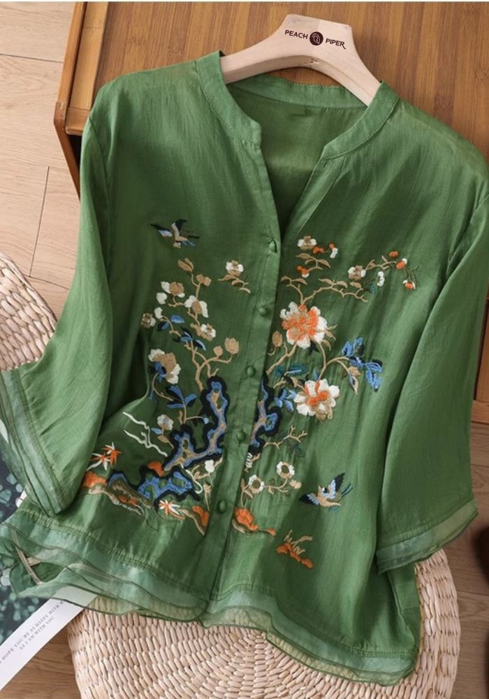 Nature’s Elegance Summer Cotton Shirt